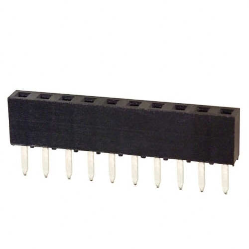 CONN RCPT 10POS 0.079 GOLD PCB