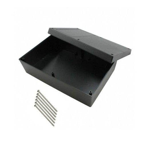 BOX ABS BLACK 9.500"L X 6.340"W