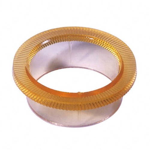 PLASTIC RINGLET AMBER