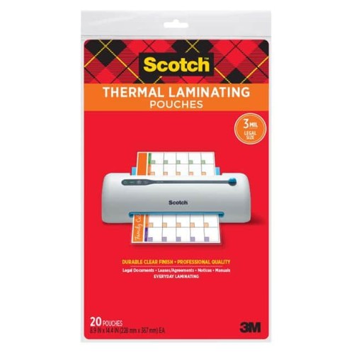 SCOTCH LAMINATING SHEETS TP3855-