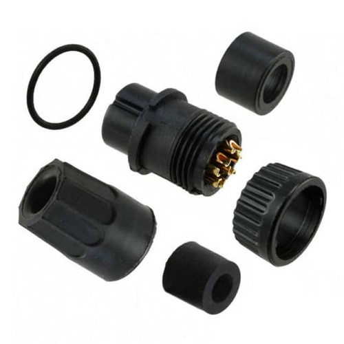 CONN PLUG MALE 9P GOLD SLDR CUP