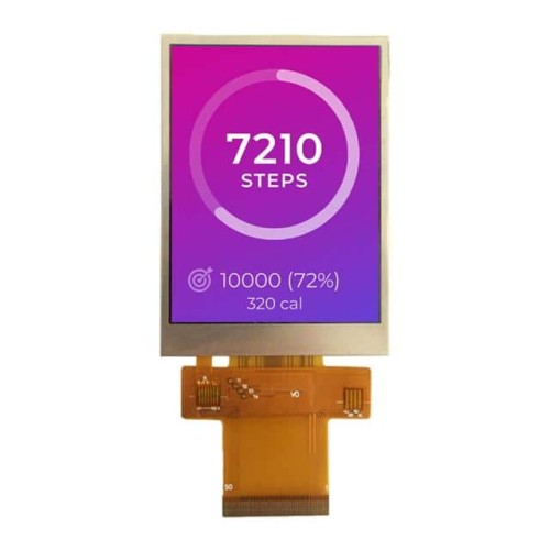 3.5" IPS TFT, 240 x 320 resoluti