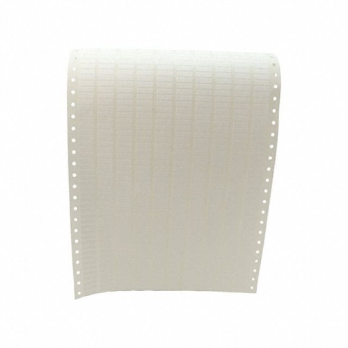 LABEL S LAM DM POLY WHT .65X.20"