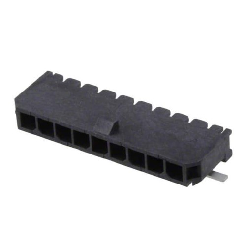 CONN HEADER SMD R/A 9POS 3MM
