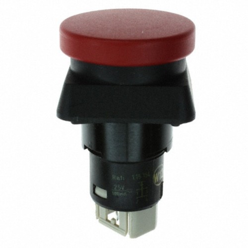 SWITCH PUSH DPST-NC 0.1A 25V