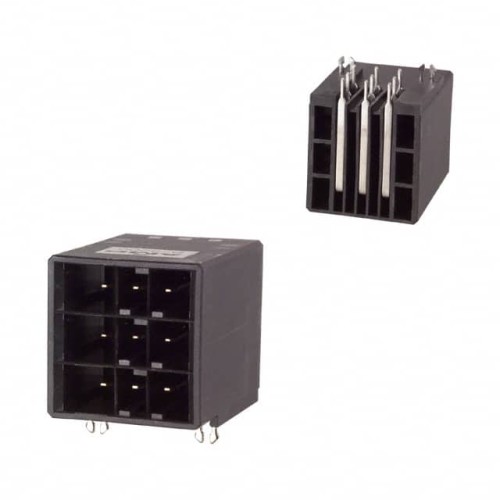 CONN HEADER R/A 9POS 5.08MM