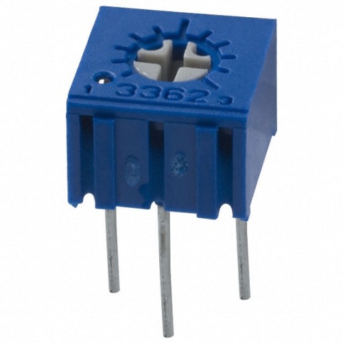 TRIMMER 100K OHM 0.5W PC PIN TOP
