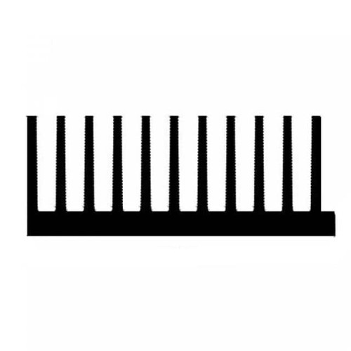 EXTRUDED HEATSINK 130X250MM