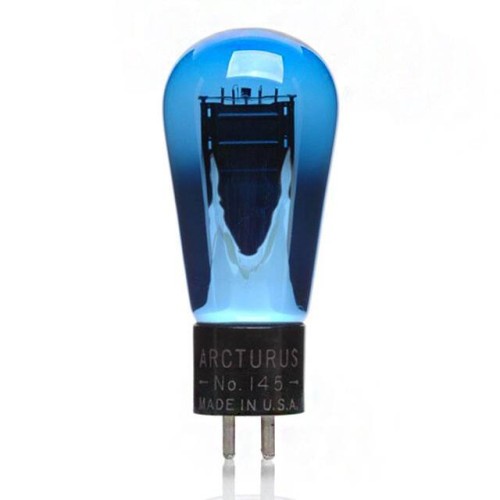 45 TRIODE GLOBE SHAPE BLUE