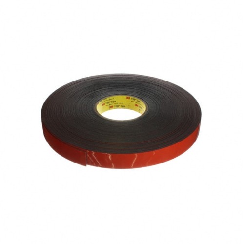 TAPE DBL COATED BLACK 1"X 36YDS