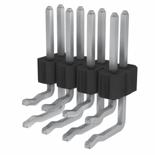 CONN HEADER R/A 8POS 2.54MM