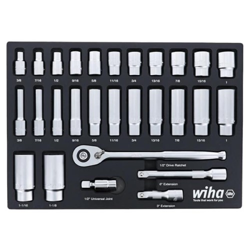 28 PIECE 1/2 DRIVE PROFESSIONAL