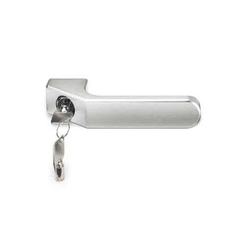 L-HANDLE CAM LOCK PNL MNT ZINC