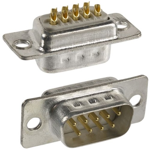 CONN D-SUB PLUG 9POS PNL MNT