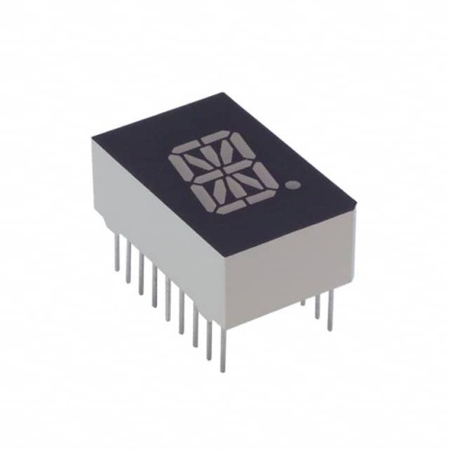 DISPLAY 16SEG 0.5" SGL GRN 18DIP