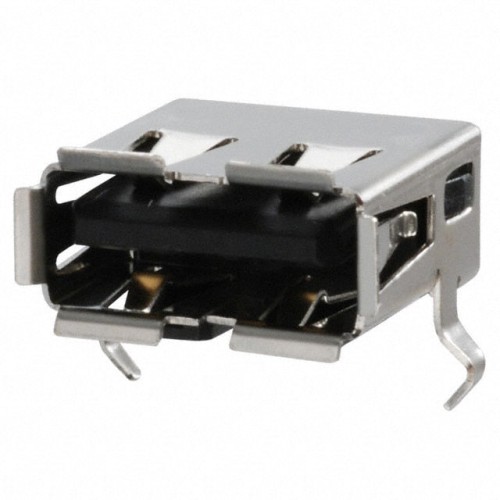 CONN RCPT USB1.1 TYPEA 4P SMD RA