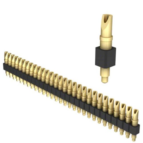 CONN SPRING PISTON 29POS SLD PCB
