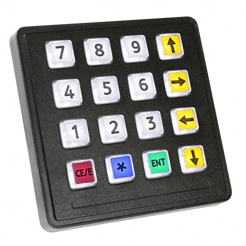 SWITCH KEYPAD 16 KEY 0.05A 24V