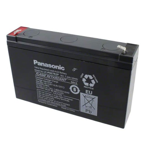 BATTERY LEAD ACID 6V 7.2AH