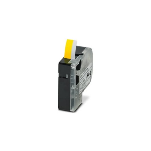 LABEL, ROLL, YELLOW/BLACK, UNLAB