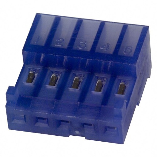 CONN RCPT 5P IDC 26AWG TIN-LEAD