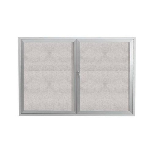 2 DOOR ALUM FRAMED ILLUM ENCLOSE