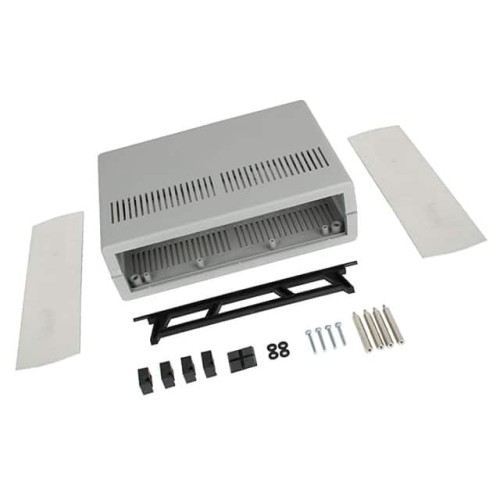 BOX ABS GRAY 7.008"L X 10"W