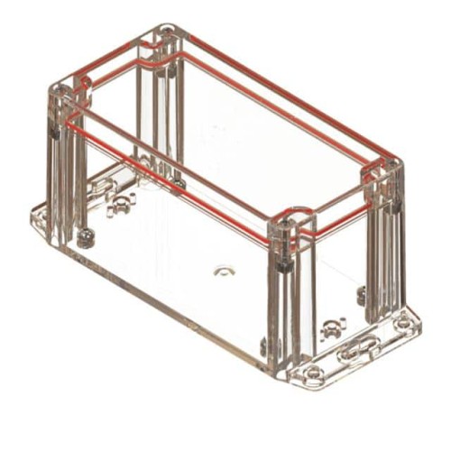 PLASTIC BOX ENCLOSURE WITH FLANG