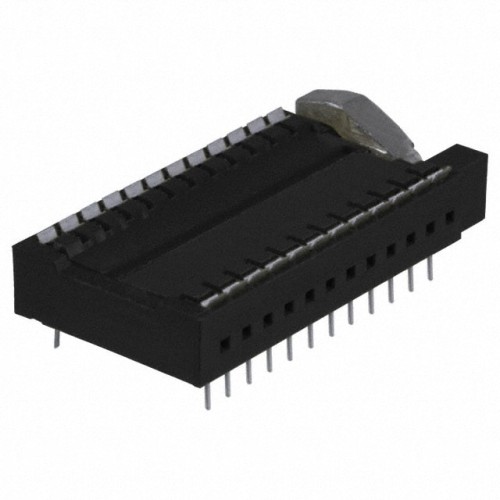 CONN IC DIP SOCKET ZIF 24POS TIN