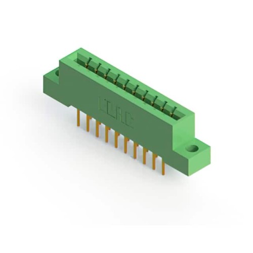 CONN EDGE DUAL FMALE 20POS 0.156