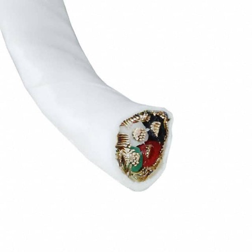 CABLE 4COND 24AWG WHT SHLD 100'