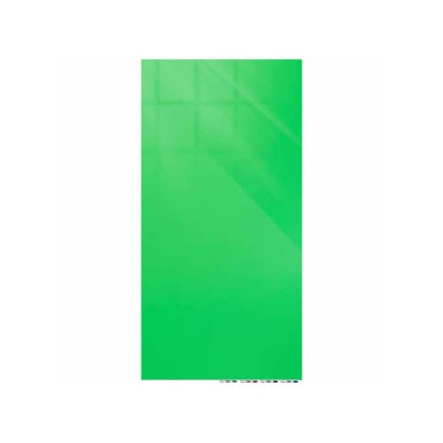 ARIA 4'W X 8'H MAGNETIC GLASS WH