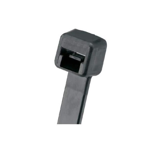 CABLE TIE, BLACK,UV NYLON 612,24