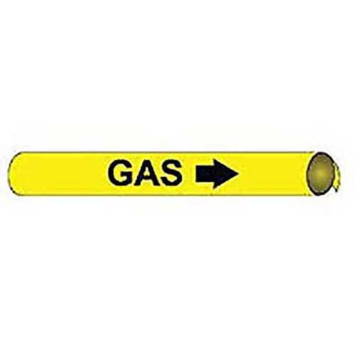 PIPE MARKER, PRECOILED AND STRAP