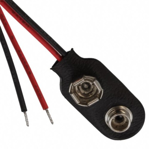 BATT CONN SNAP 9V 1 CEL 3" LEADS