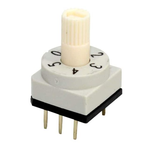 SWITCH ROTARY DIP 6POS 0.15A 50V