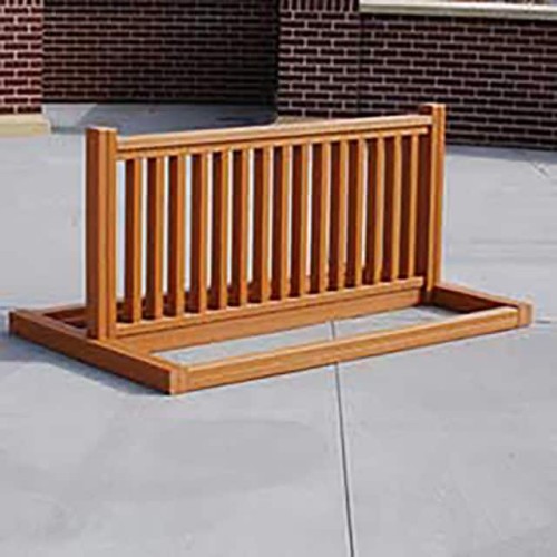 RECYCLED PLASTIC BIKE RACK, 6-10