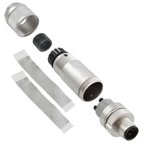 CONN PLUG MALE 4P SPRING-CAGE