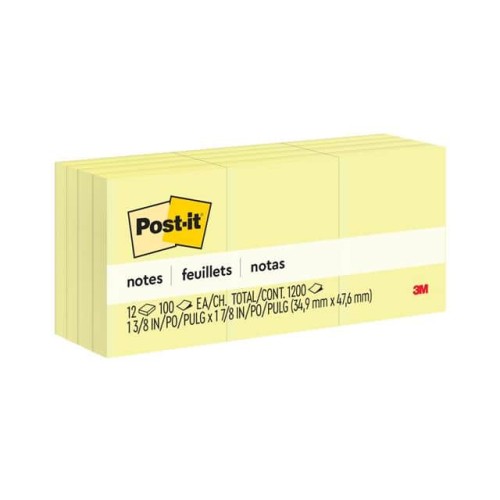 POST-IT PRODUCTS NOTES 653, 1 3/