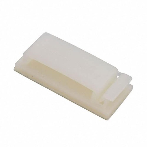 CBL CLIP FLAT NATURAL ADHESIVE