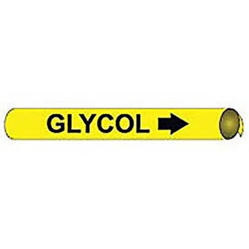 PIPE MARKER, PRECOILED AND STRAP