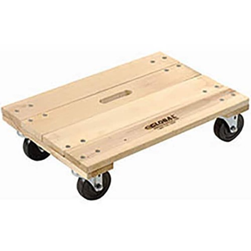 HARDWOOD DOLLY, SOLID DECK, 36 X