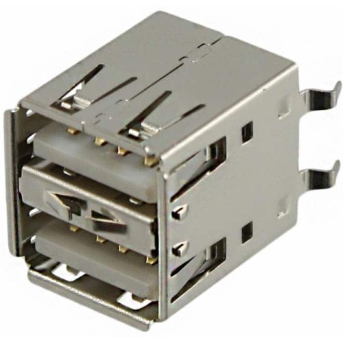 CONN RCPT TYPEA STACK 8POS VERT
