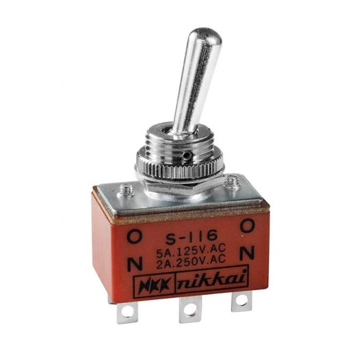 SWITCH TOGGLE DPDT 5A 125V