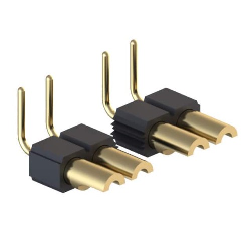CONN HDR STRIP SOLDER 10POS GOLD
