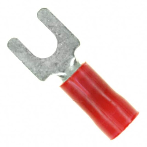 CONN SPADE TERM 16-22AWG #6 RED