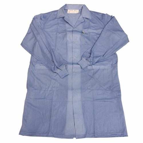 ESD LAB COAT W/CUFFS BLUE 2XL
