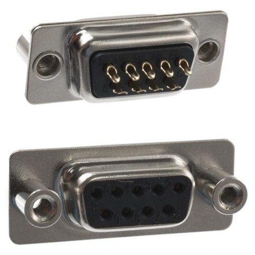 CONN D-SUB RCPT 9POS PNL MNT