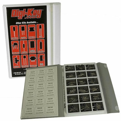 CAP KIT ALUM 0.1UF-100UF 180PCS