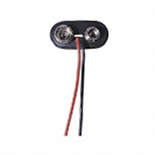 BATT CONN SNAP 9V 1 CEL 6" LEADS